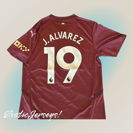 Alvarez | Manchester City | 2024/25 | 3rd Kit