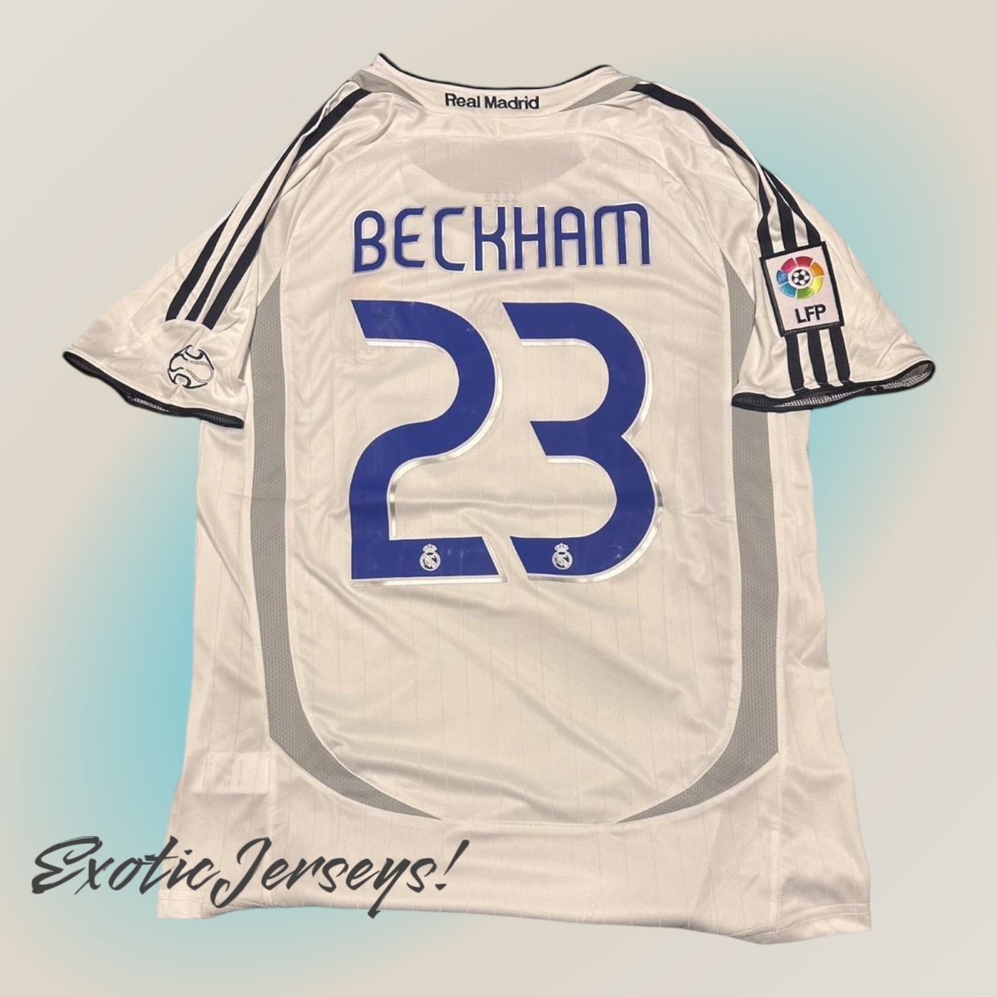 Beckham | Real Madrid | 2006/07 | Home Kit | Retro