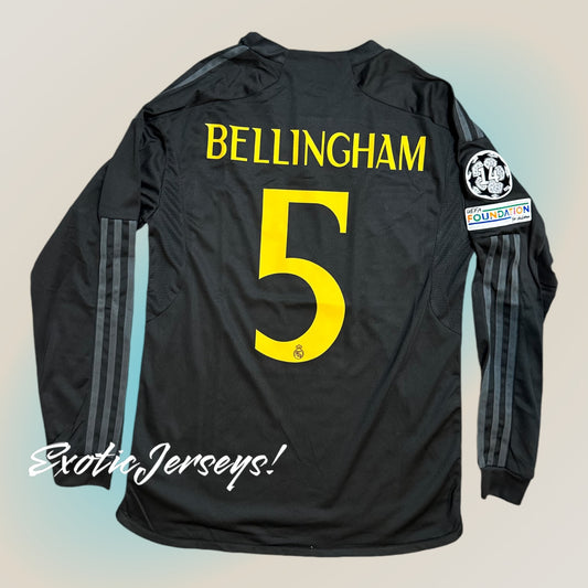 Bellingham | Real Madrid | 2023/24 | 3rd Kit | Long Sleeve