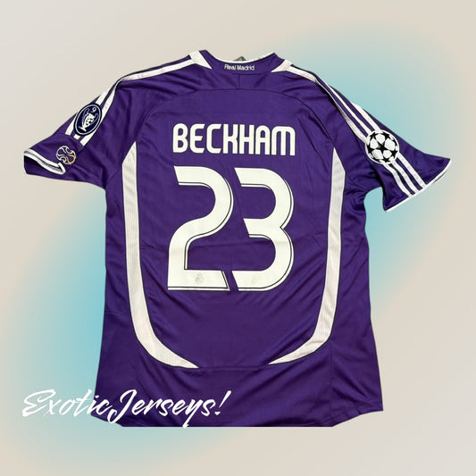 Beckham | Real Madrid | 2006/07 | 3rd Kit