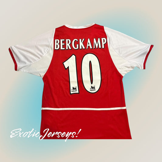 Bergkamp | Arsenal | 2002-04 | Home Kit