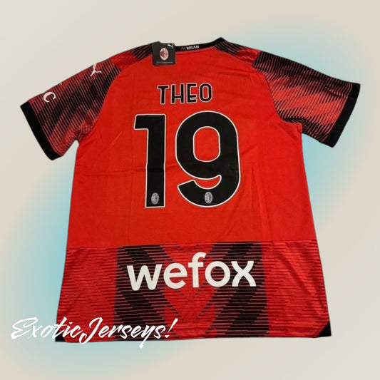 Rafa Leao | AC Milan | 2023/24 | Home Kit